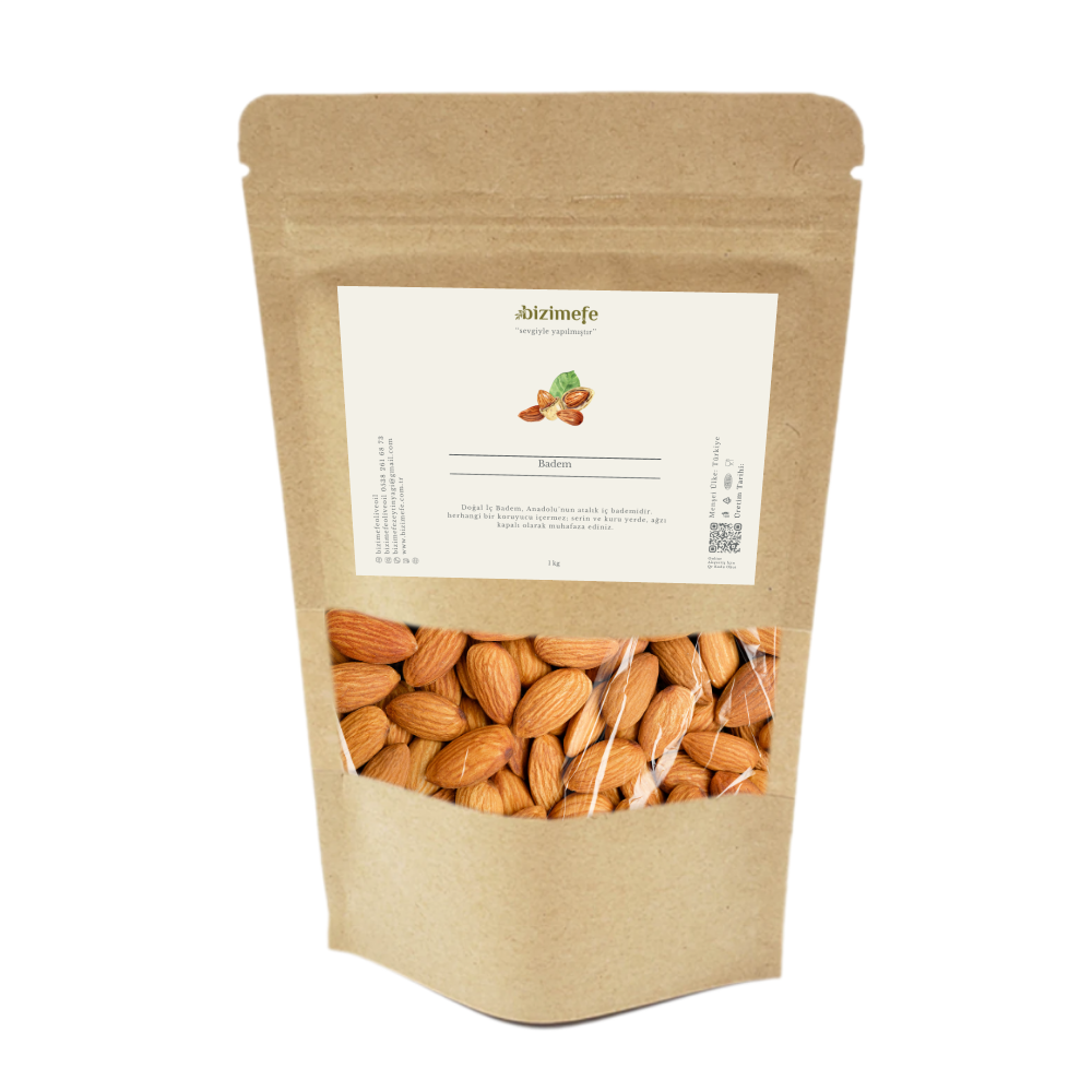 Doğal Çiğ İç Badem 1kg