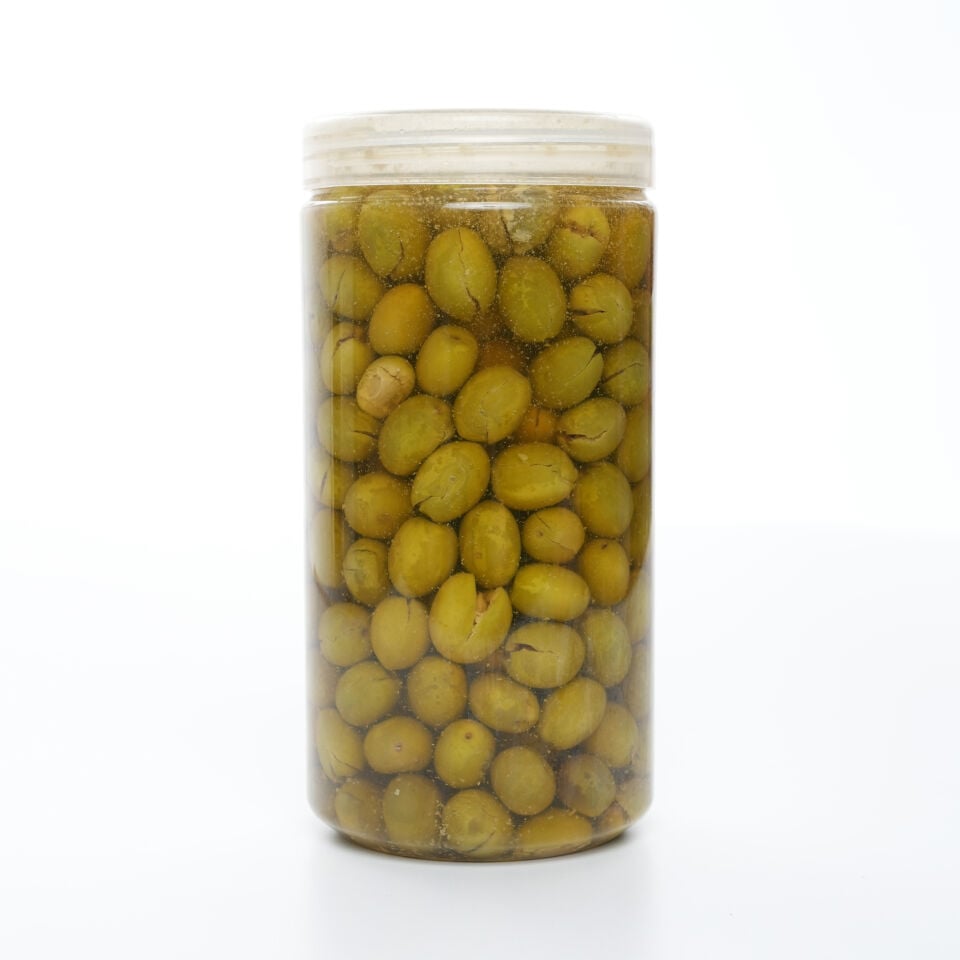 Bizimefe Doğal Yeşil Kırma Zeytin 2kg